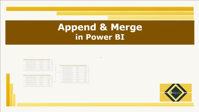 Append and Merge — dashboard de Operações em Power BI
