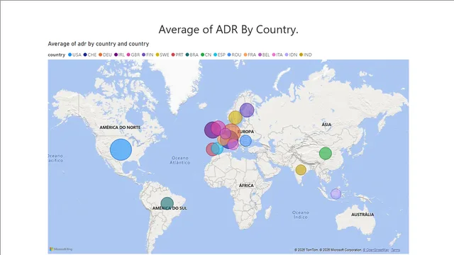 Hotel Booking Analysis Project — dashboard de Operações em Power BI