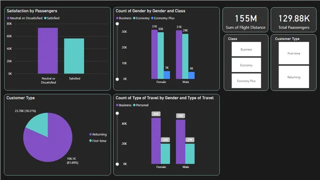 Airline Passenger Dashboard — tela Page 2