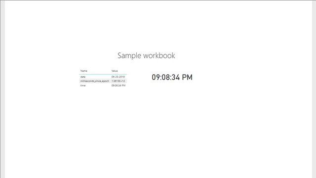 sample — Power BI में अन्य डैशबोर्ड