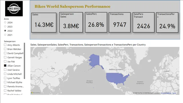 EsercizioLab6 — dashboard de Governança BI em Power BI