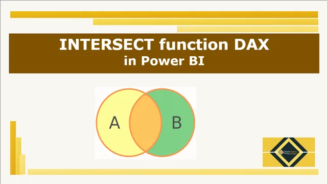 Intersect Function — dashboard de Governança BI em Power BI