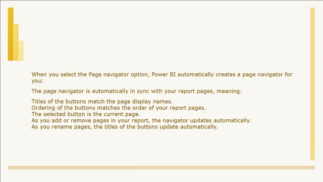 Page Navigator — dashboard de Operações em Power BI
