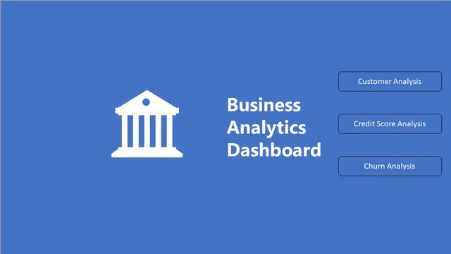 Business Analytics Dashboard — Geral dashboard in Power BI
