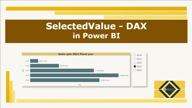 DAX चयनित मान — Power BI में Governança BI डैशबोर्ड