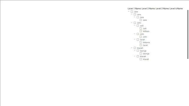 Chapter 10, Parent Child Hierarchy — dashboard de Governança BI em Power BI