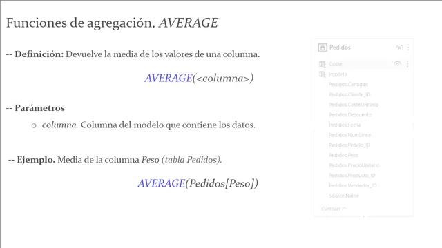 AVERAGE — dashboard de Financeiro em Power BI