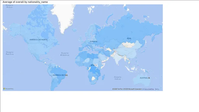 FIFA_EDA — dashboard de Operações em Power BI