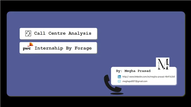 Call Centre Analysis_By Megha — dashboard de Operações em Power BI
