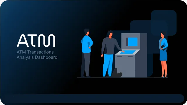 ATM Dash Board — dashboard de Operações em Power BI