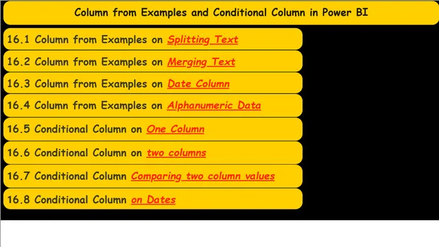 Section 16 - Column from Examples in Power Query (Power BI) — dashboard de Tecnologia em Power BI
