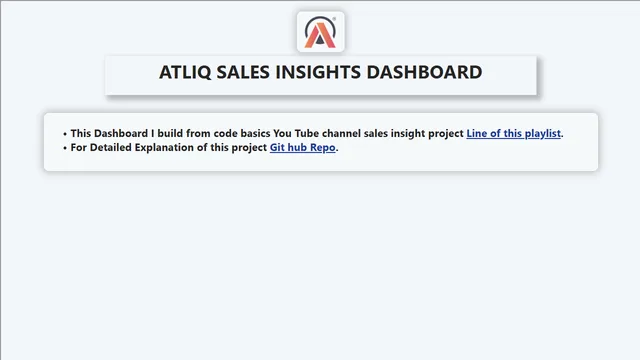 Atliq-sales insight project — dashboard de Vendas em Power BI