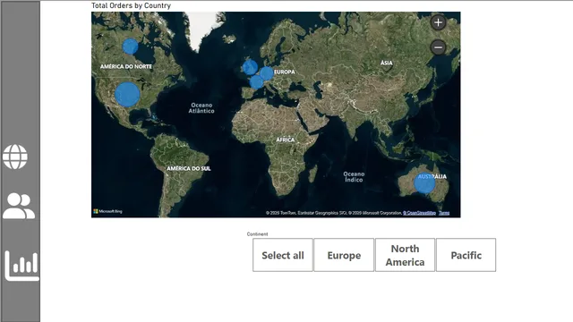 Analytics — tela Map