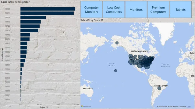 Enhanced Visualisation — dashboard de Operações em Power BI