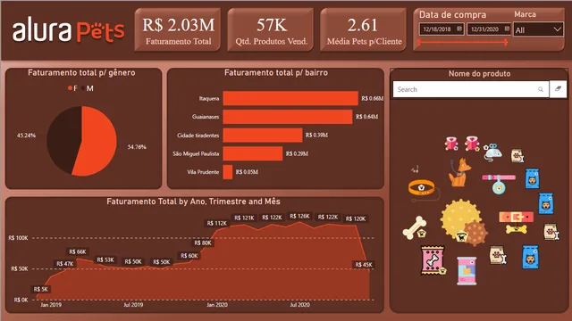 Alura - Pets(Aulas iniciais) — dashboard de Educação em Power BI