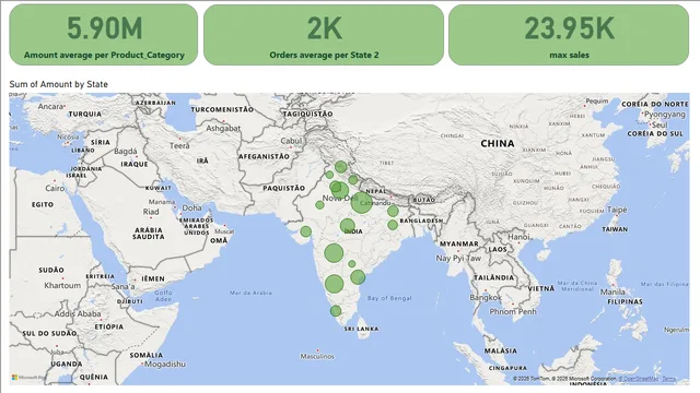 DiwaliSalesDashboard — panel de Ventas en Power BI
