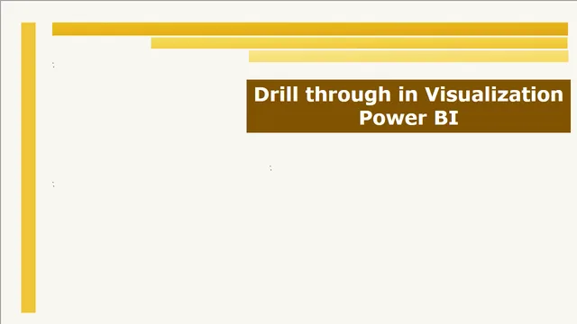 Drill through Visualization — dashboard de Operações em Power BI