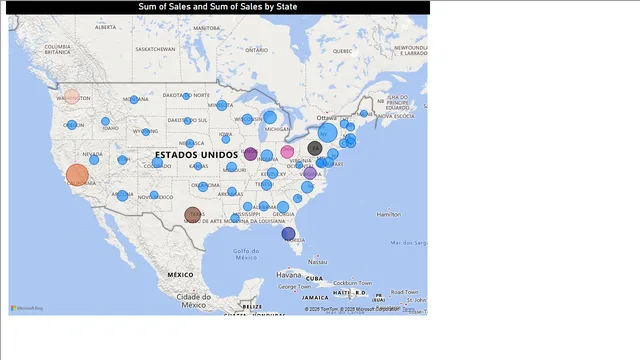Formatting Map — panel de Operaciones en Power BI