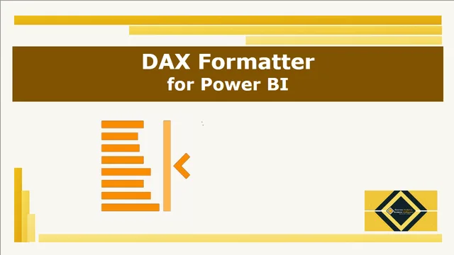 DAX Formatter — dashboard de Governança BI em Power BI