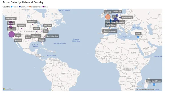 12 Maps — dashboard de Operações em Power BI