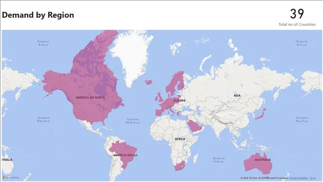 Global Business Analysis — Finance dashboard in Power BI